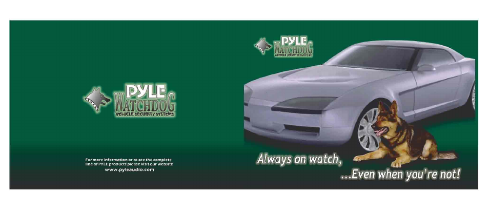 PYLE Audio car security system User Manual | 10 pages