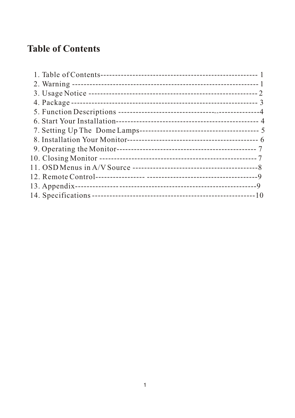 PYLE Audio PLVW1550IR User Manual | Page 2 / 11