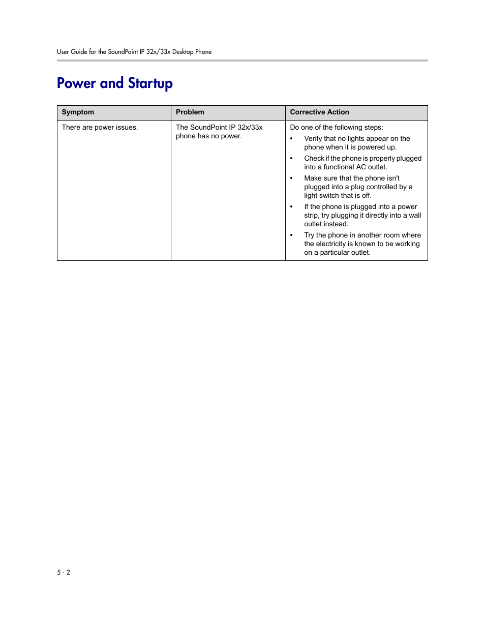 Power and startup | PYLE Audio SOUNDPOINT IP SIP 3.2.1 User Manual | Page 76 / 96