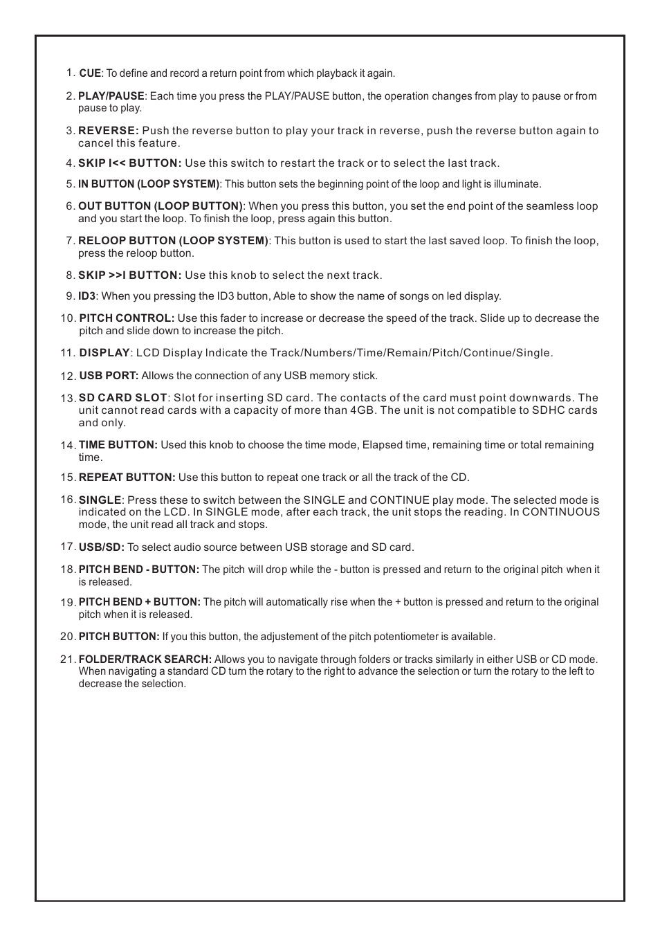 PYLE Audio PRO PCMX265B User Manual | Page 4 / 6