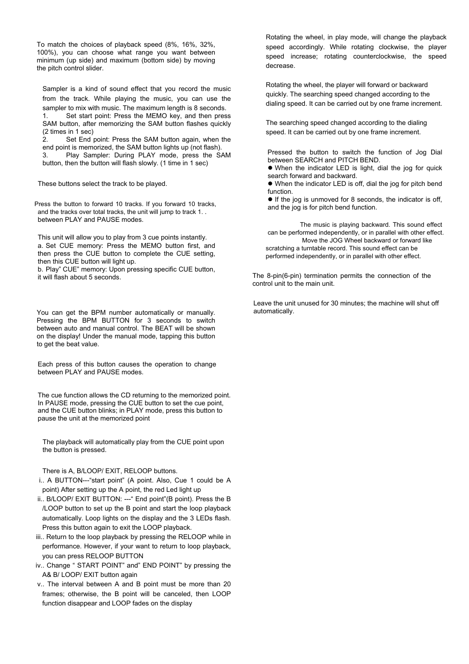 PYLE Audio PDCD940MP User Manual | Page 6 / 14