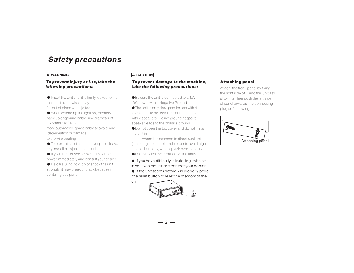 PYLE Audio PLCDUSMP74 User Manual | Page 3 / 16