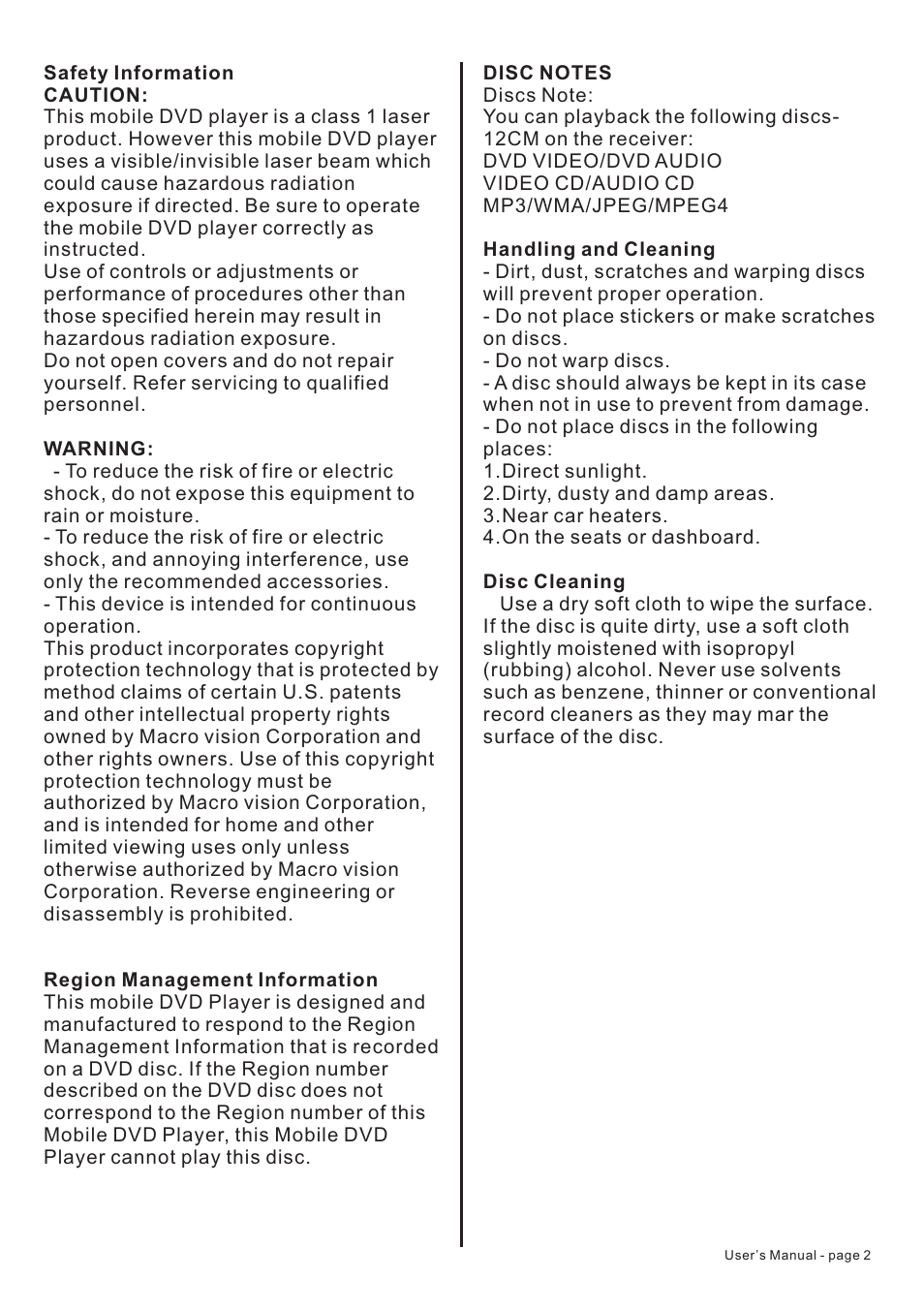 PYLE Audio Mobile Audio System PLD22 User Manual | Page 3 / 22