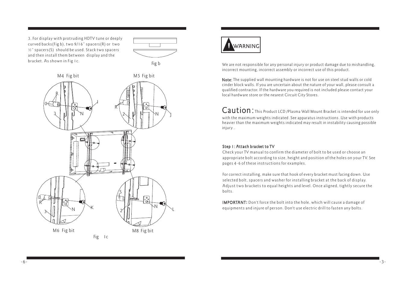 Caution | PYLE Audio PSW112 User Manual | Page 3 / 4