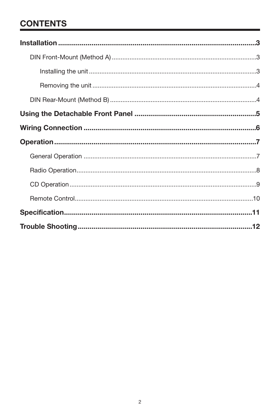 PYLE Audio PLCD67 User Manual | Page 2 / 12