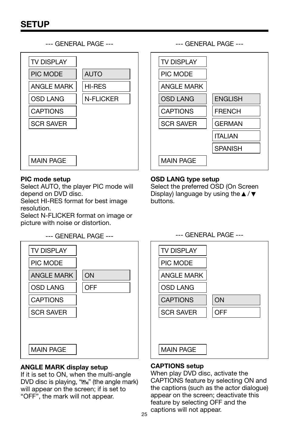 Setup | PYLE Audio PLTVRDIN65 User Manual | Page 25 / 32