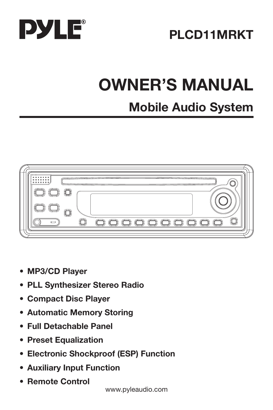 PYLE Audio PYLE Hydra Series PLCD11MRKT User Manual | 16 pages
