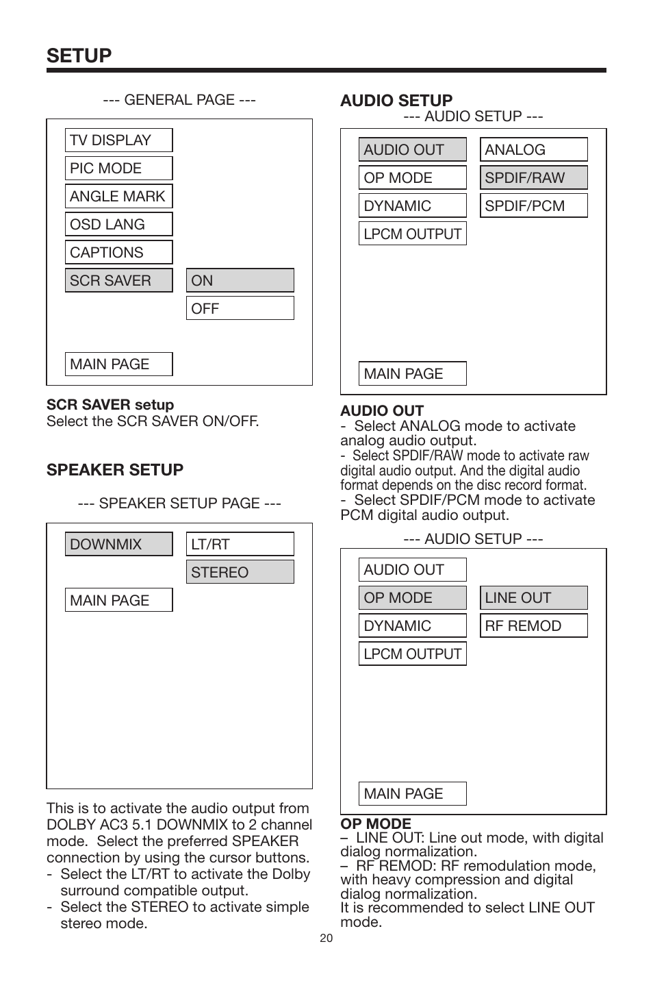 Setup | PYLE Audio PLMDR7 User Manual | Page 20 / 25