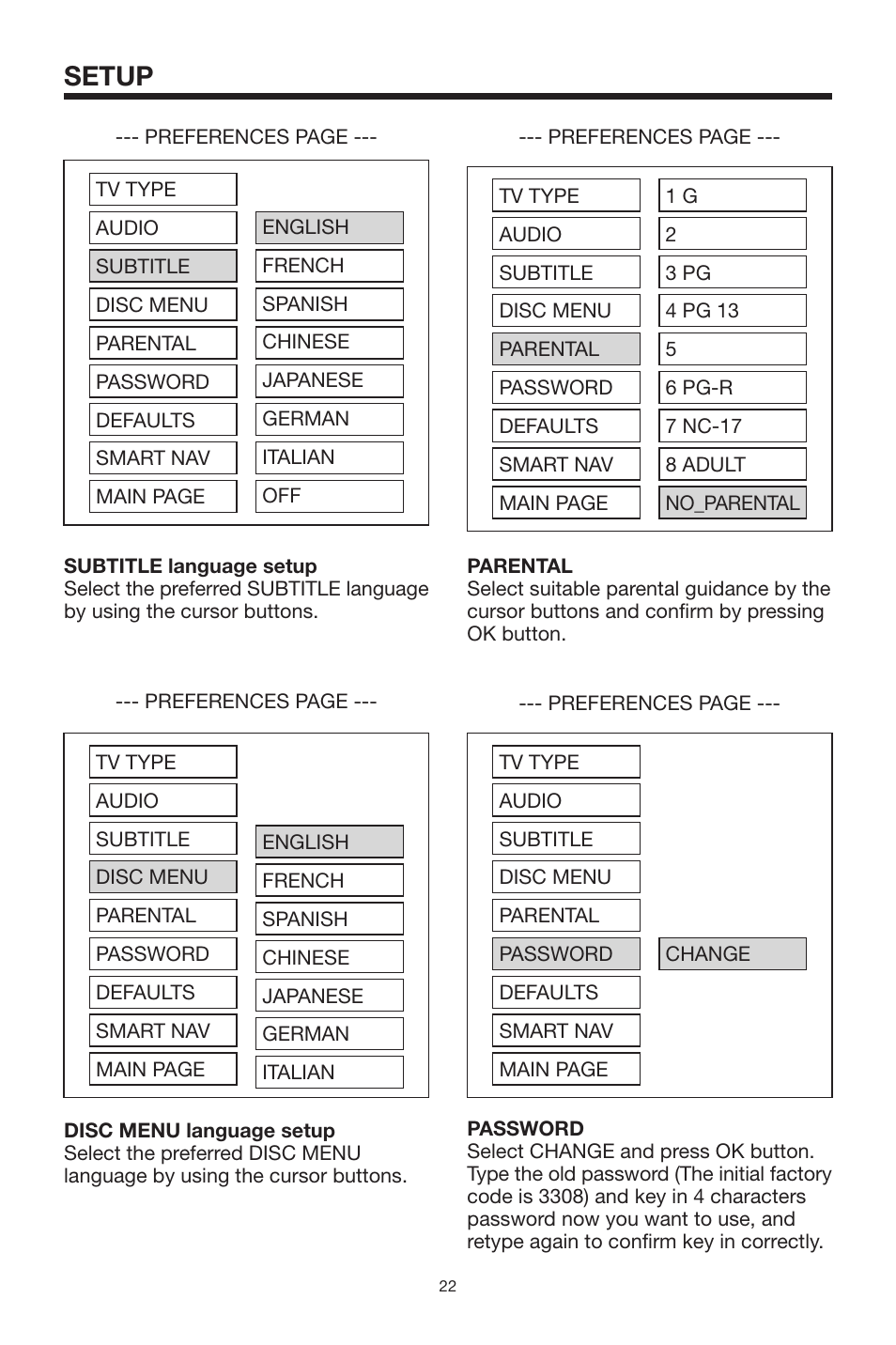 Setup | PYLE Audio PLMDR7 User Manual | Page 22 / 25