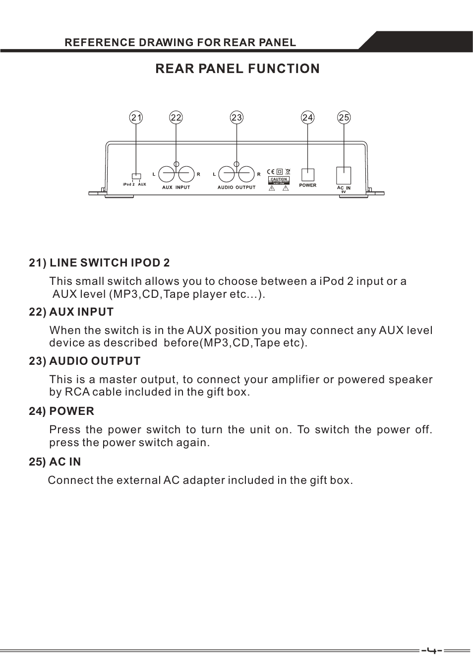 PYLE Audio PDMXi3 User Manual | Page 4 / 5