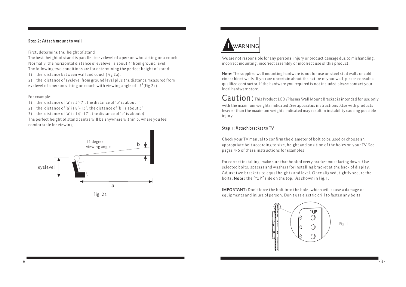 Caution | PYLE Audio PSW119ST1 User Manual | Page 3 / 4