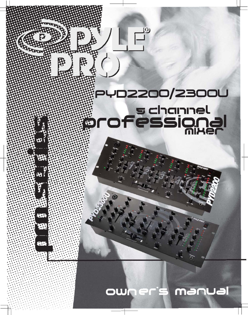 PYLE Audio PYD2300U User Manual | 8 pages