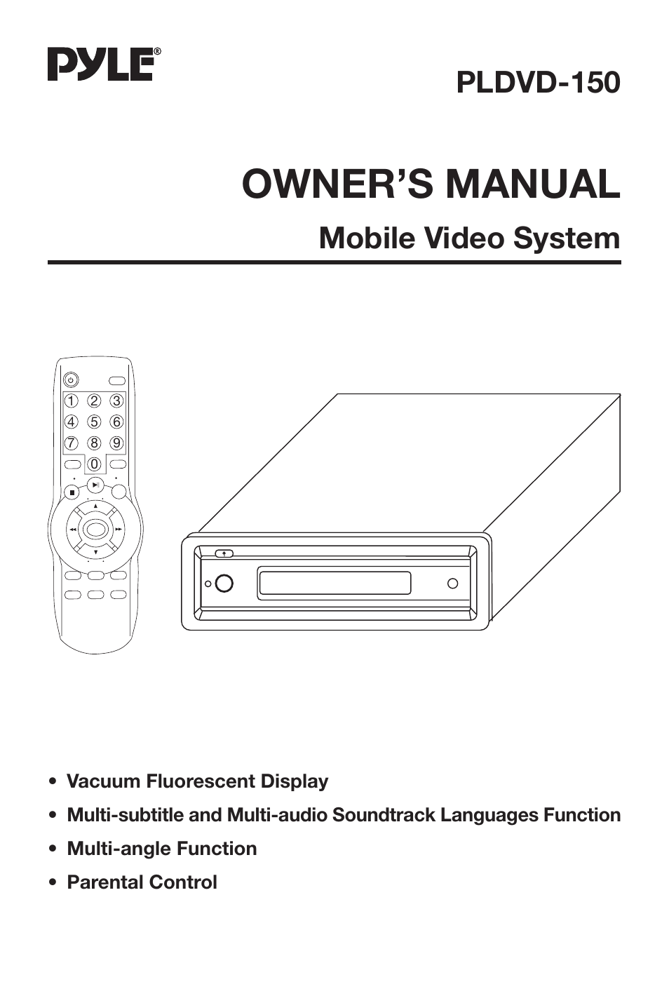 PYLE Audio PLDVD-150 User Manual | 24 pages