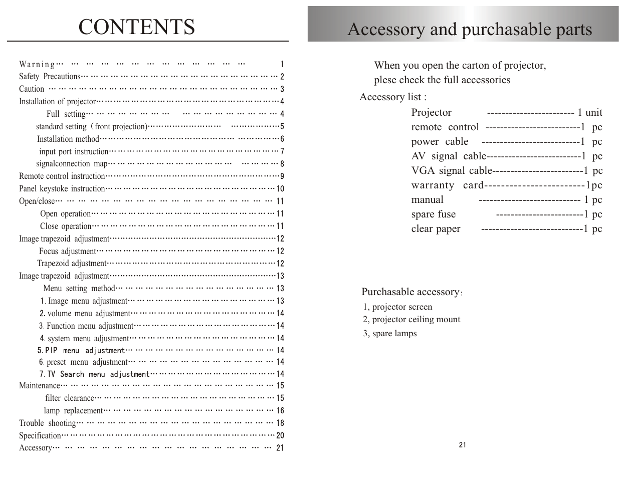 PYLE Audio PRJHD66 User Manual | Page 2 / 12