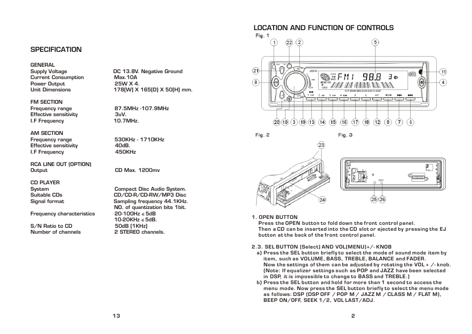 PYLE Audio PLCD79MP User Manual | Page 3 / 8