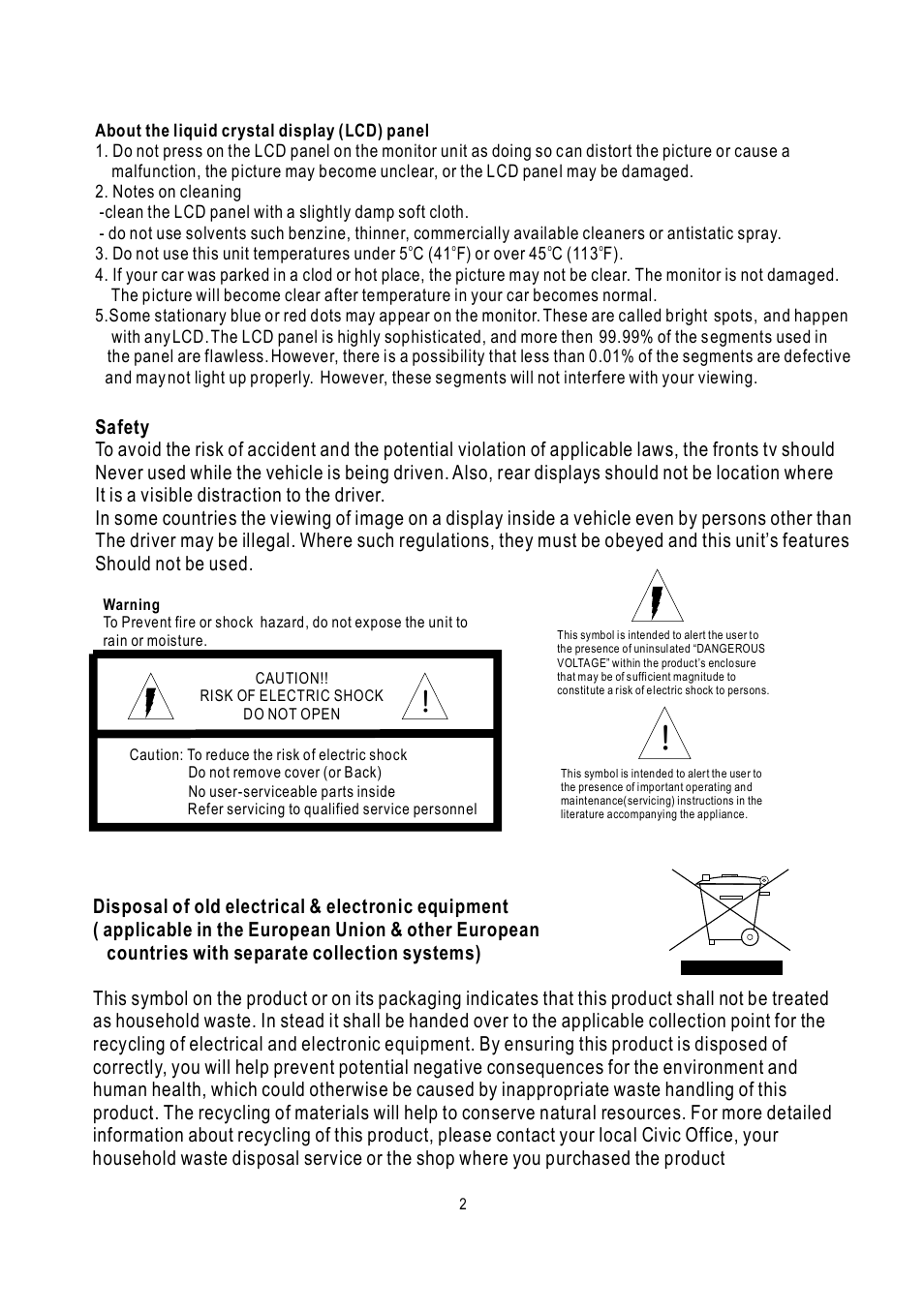 PYLE Audio PLHR7SP User Manual | Page 3 / 20