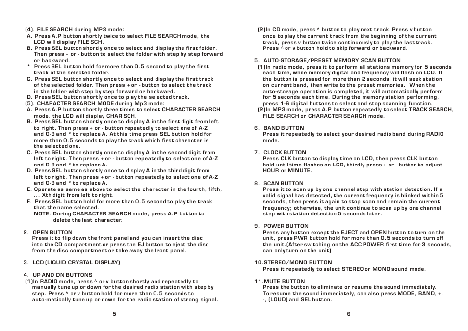 PYLE Audio PLCD82MP User Manual | Page 6 / 6