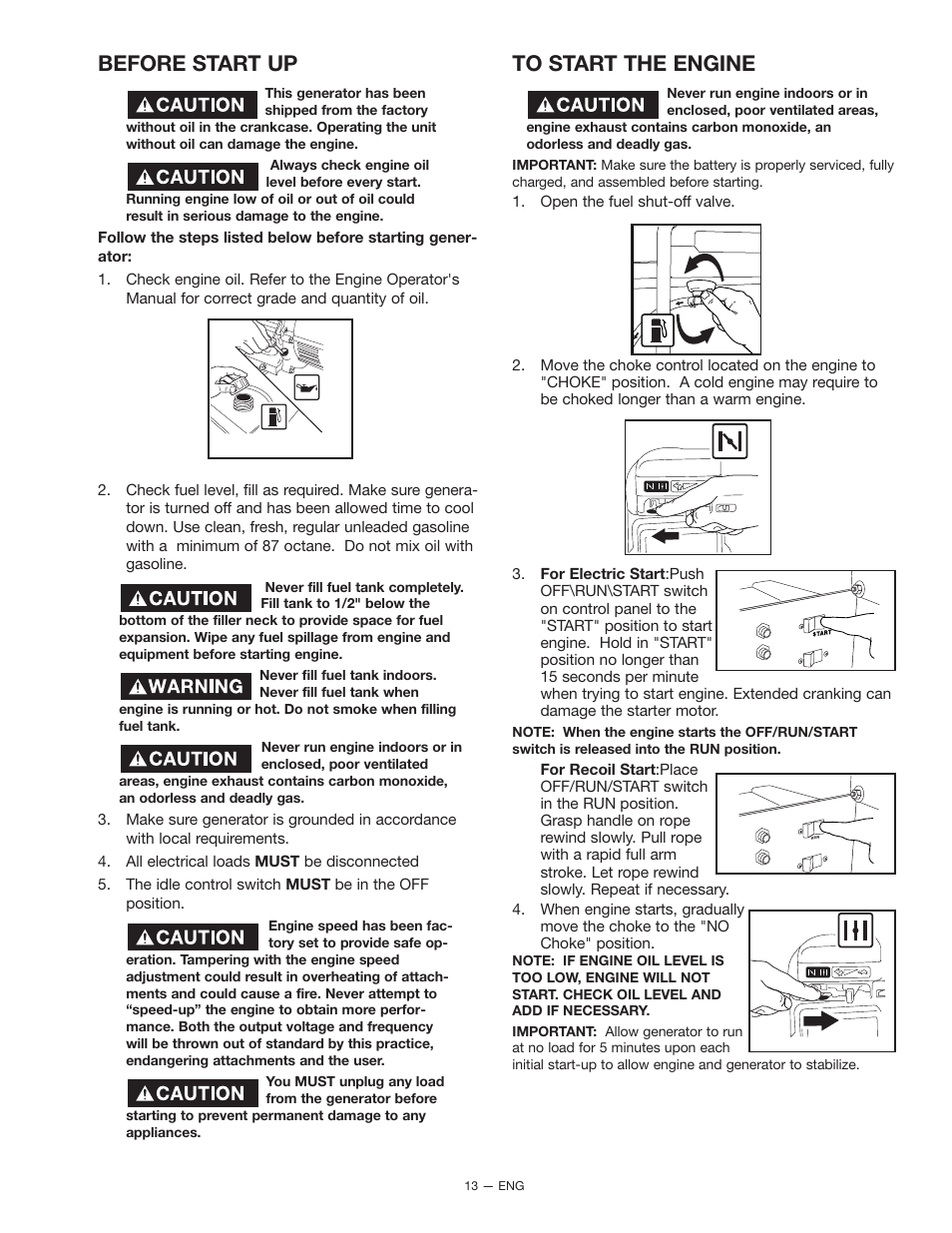 Before start up | PYLE Audio BSV750 User Manual | Page 13 / 22