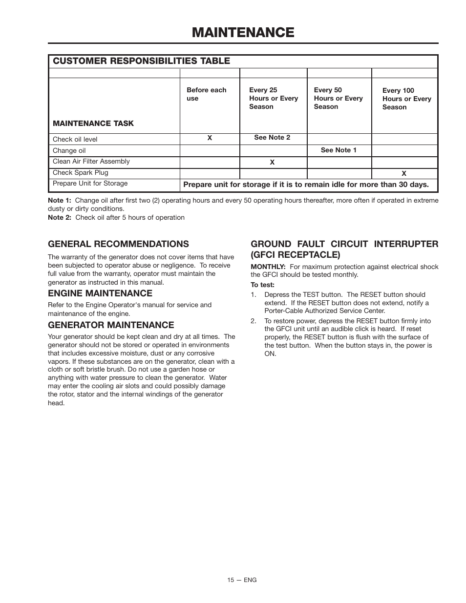 Maintenance | PYLE Audio BSV750 User Manual | Page 15 / 22