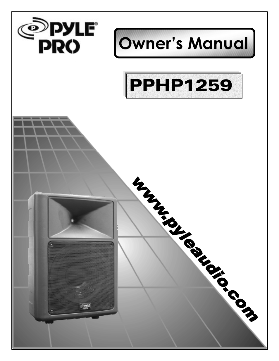 PYLE Audio PPHP1259 User Manual | 7 pages