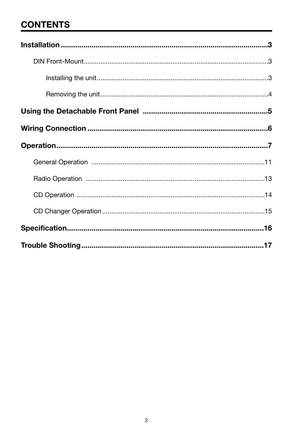 PYLE Audio PLCD16MRWB User Manual | Page 2 / 20