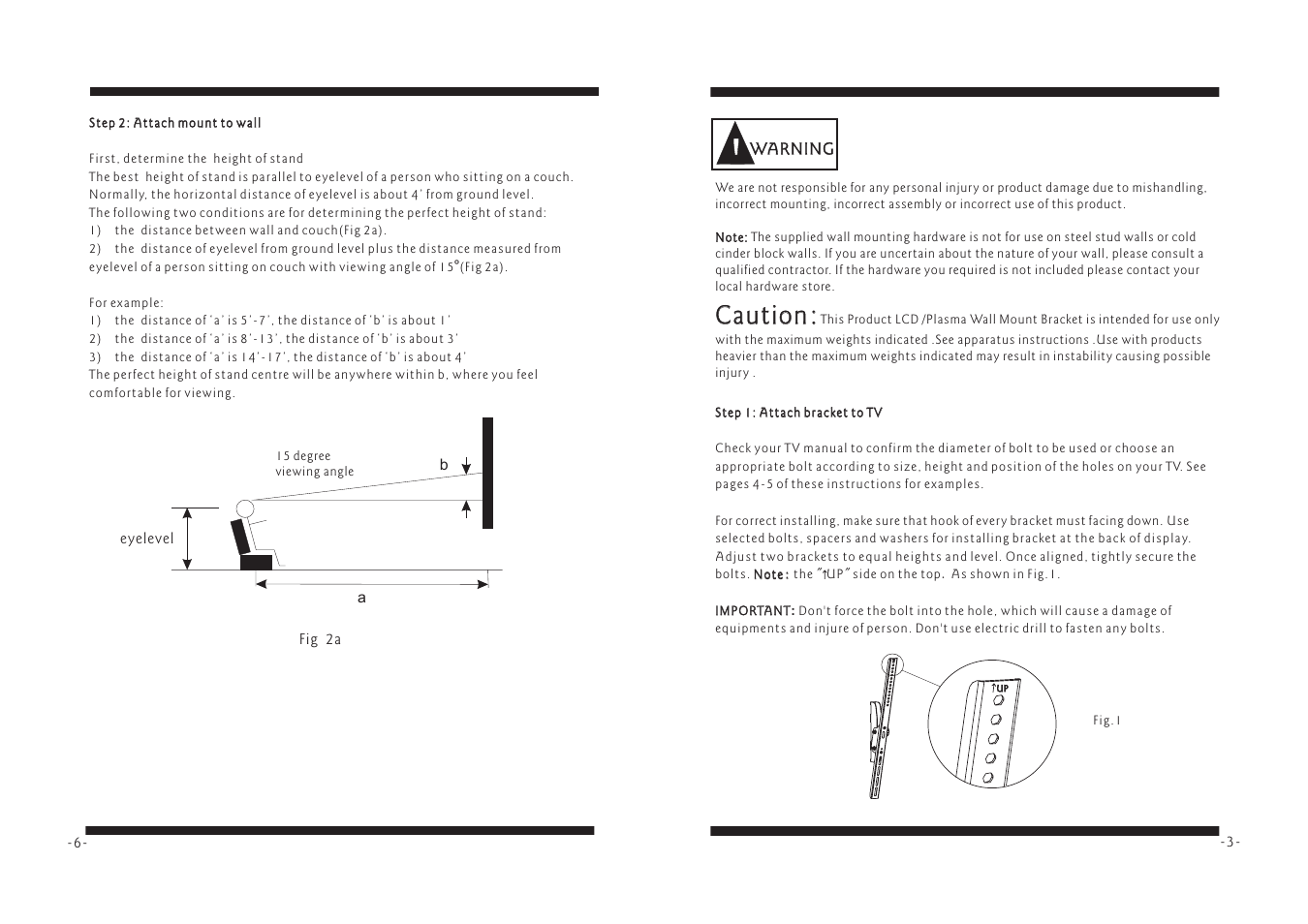 Caution | PYLE Audio PSW101CM User Manual | Page 3 / 4