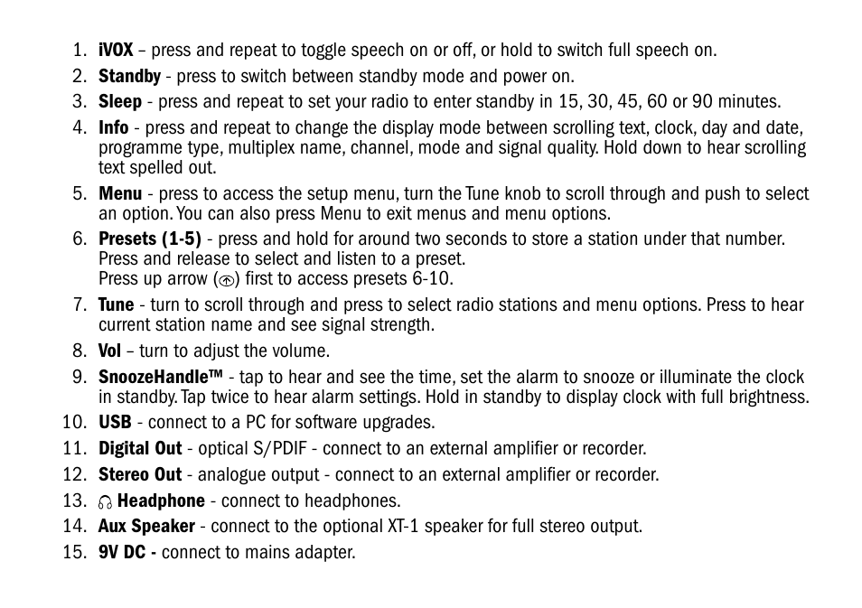 Pure Sonus-1XT User Manual | Page 3 / 20
