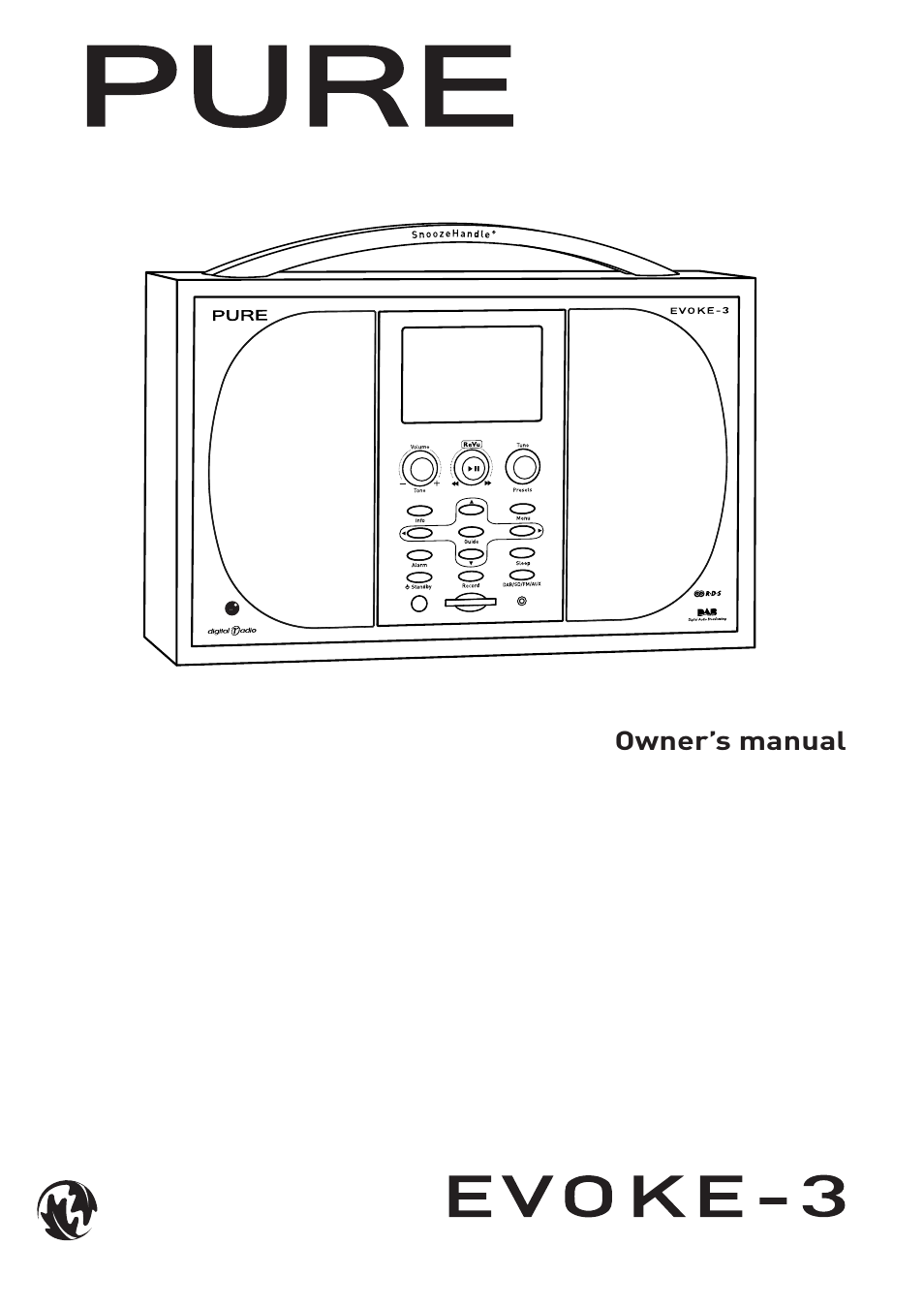 Pure Evoke-3 User Manual | 20 pages