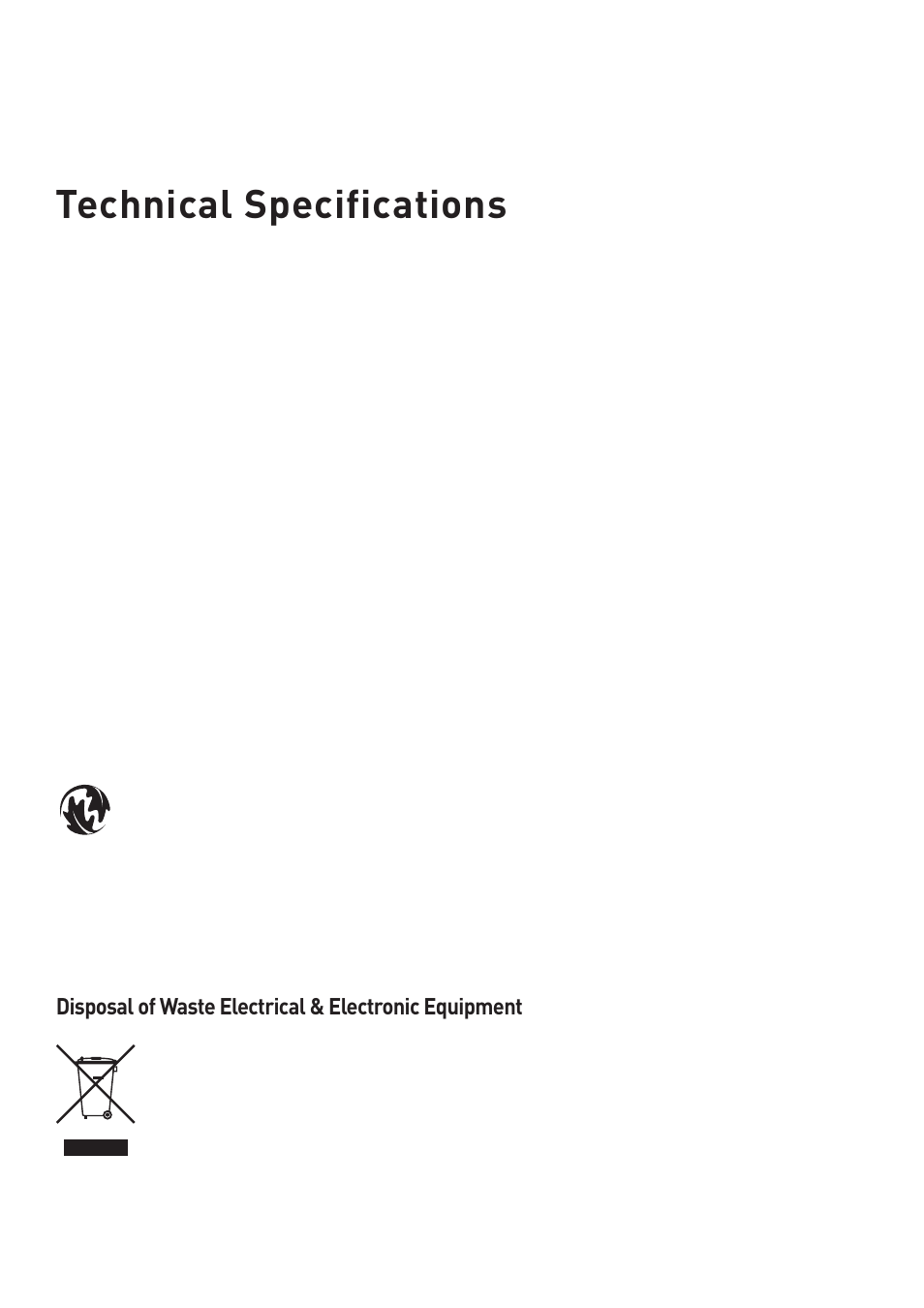 Technical specifications | Pure Evoke-3 User Manual | Page 18 / 20
