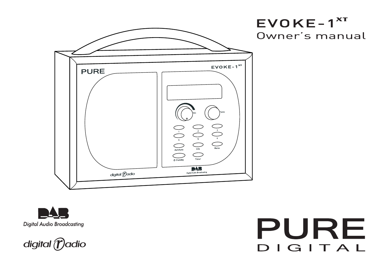 Pure Evoke-1XT User Manual | 8 pages
