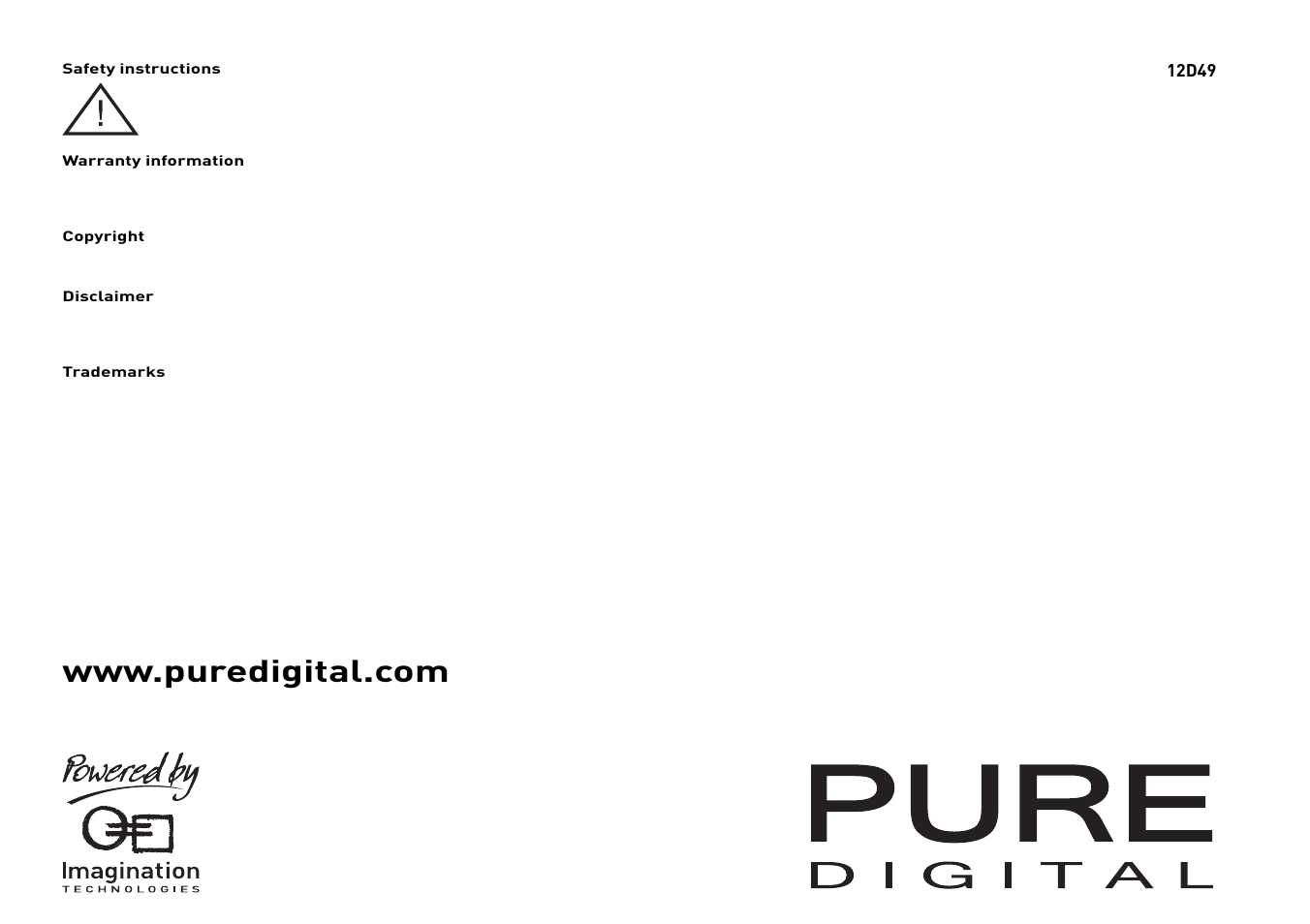Pure Evoke-1XT User Manual | Page 8 / 8