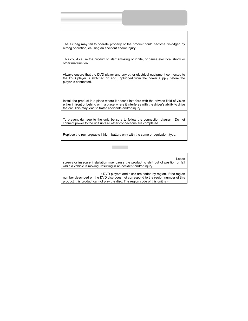 Safety instructions | Polaroid PDM-0825M User Manual | Page 3 / 47