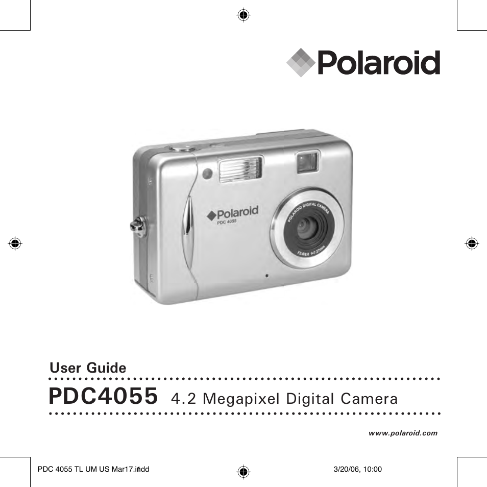 Polaroid PDC4055 User Manual | 72 pages