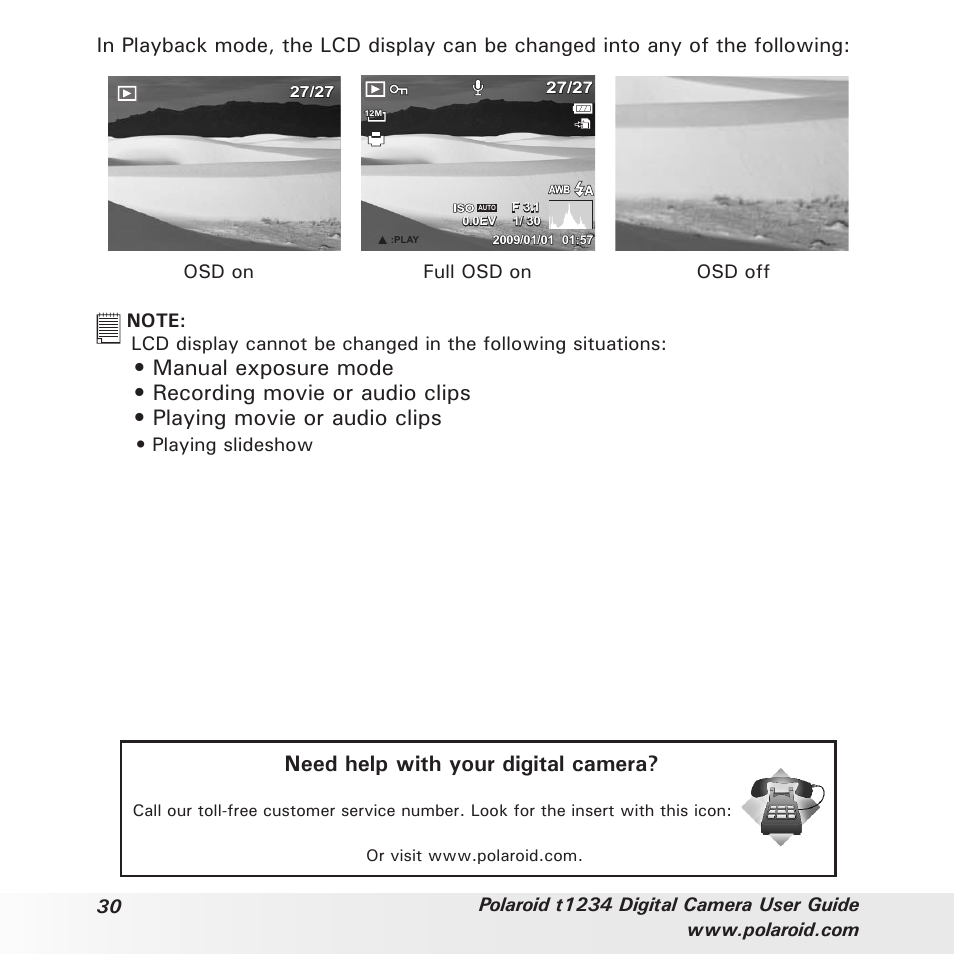 Need help with your digital camera | Polaroid t1234 User Manual | Page 30 / 95