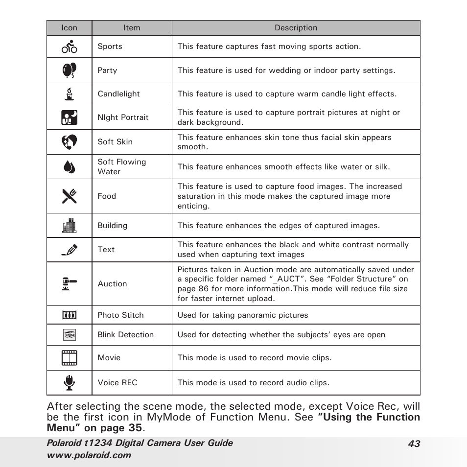 Polaroid t1234 User Manual | Page 43 / 95