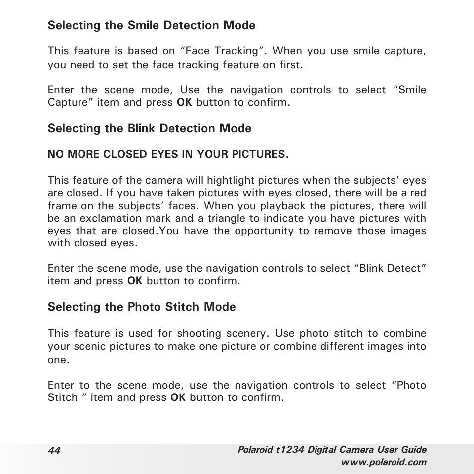 Polaroid t1234 User Manual | Page 44 / 95