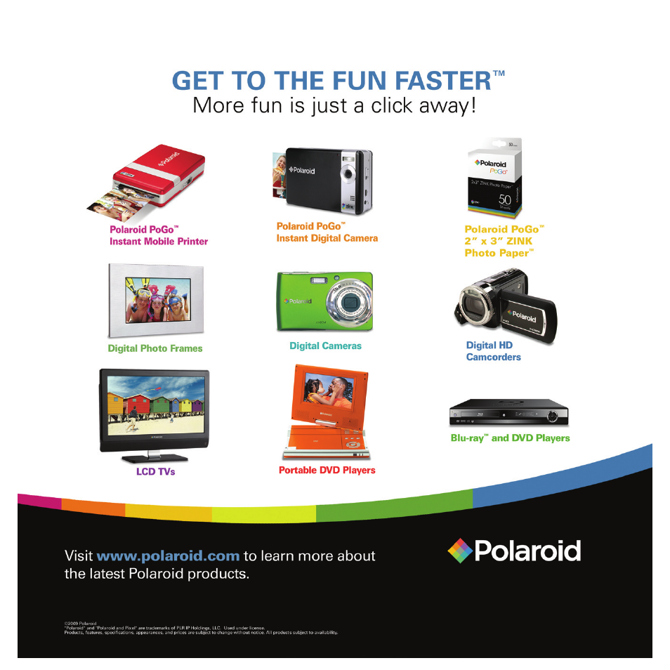 Polaroid t1234 User Manual | Page 95 / 95