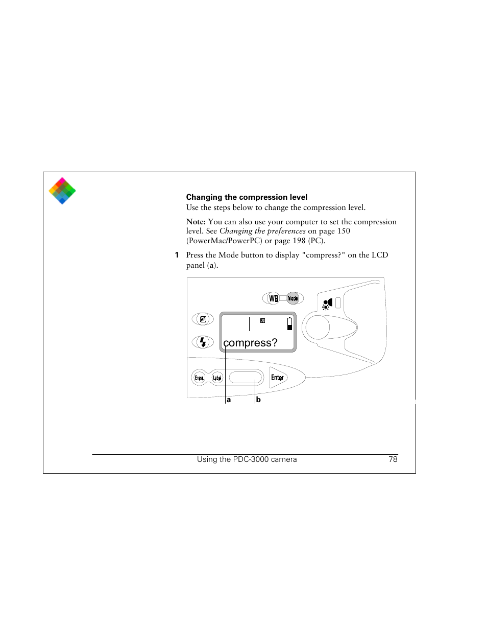 Compress | Polaroid PDC 3000 User Manual | Page 78 / 252