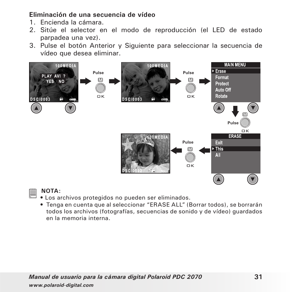 Polaroid PDC 2070 User Manual | Page 31 / 52