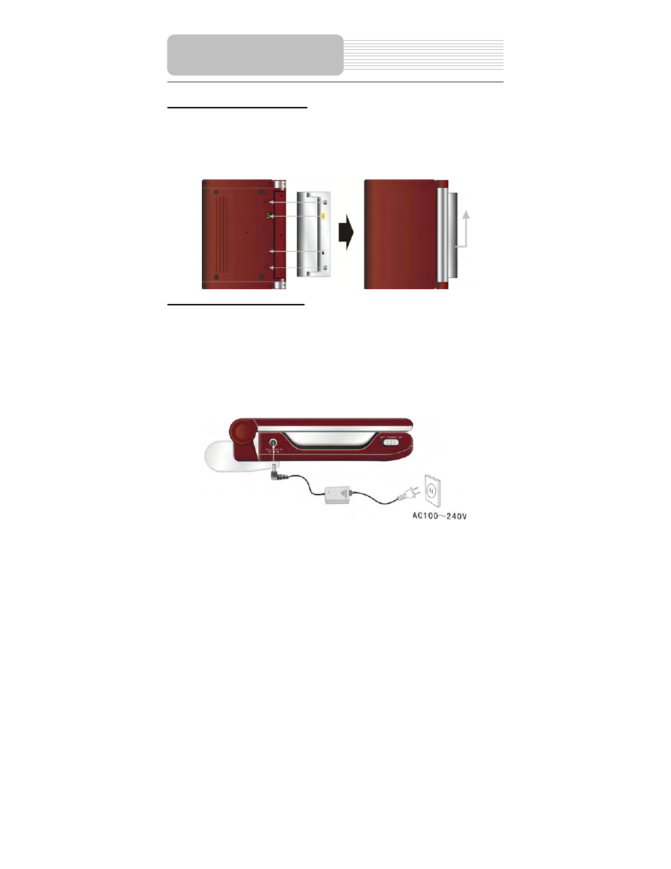 Rechargeable battery | Polaroid PDM-0082M User Manual | Page 20 / 44