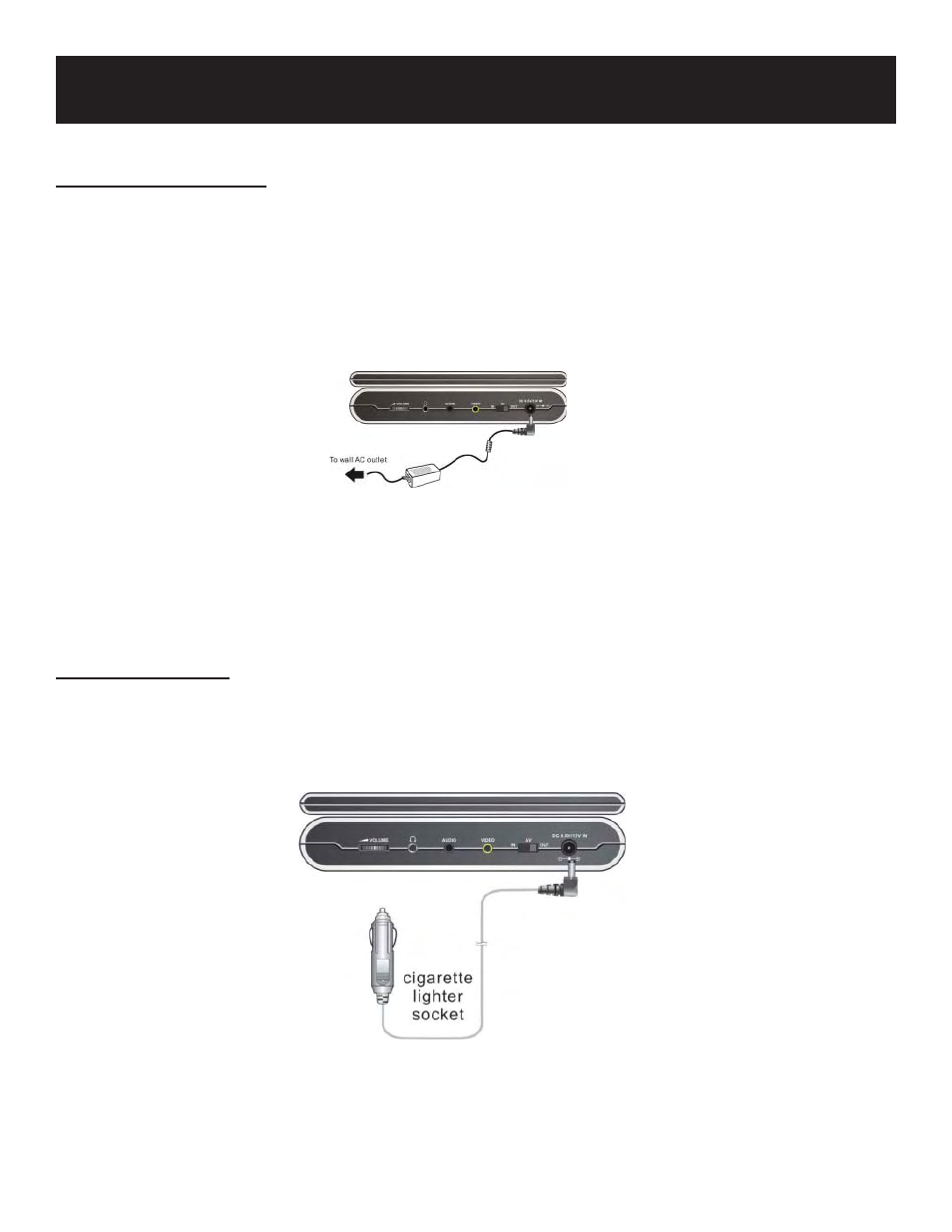 Power supply, Using the ac adapter | Polaroid PDU-1063 User Manual | Page 16 / 33