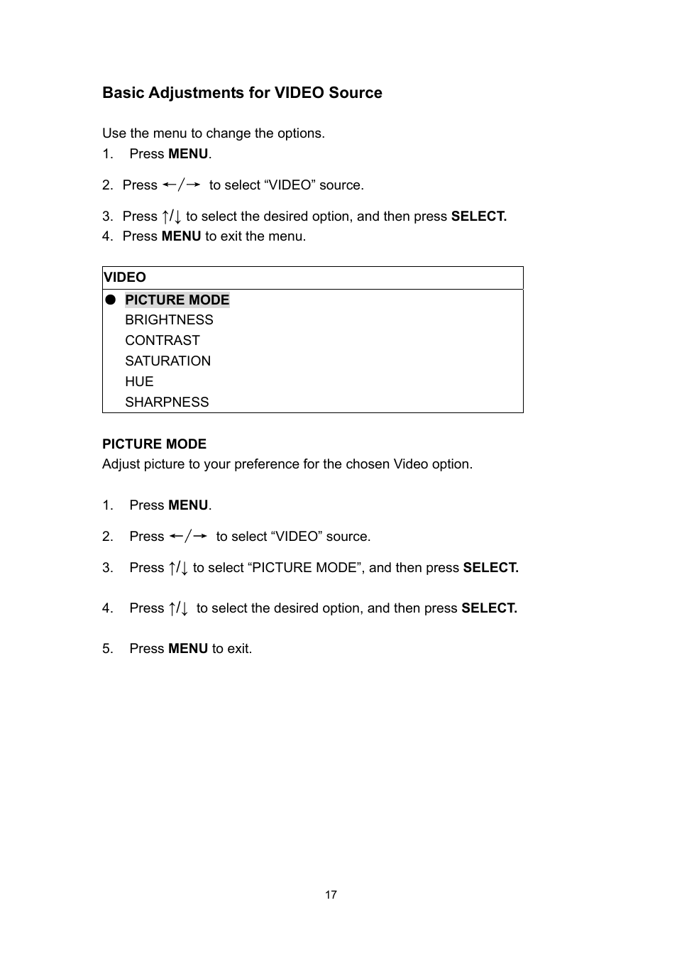 Polaroid PLA 4260 User Manual | Page 17 / 39