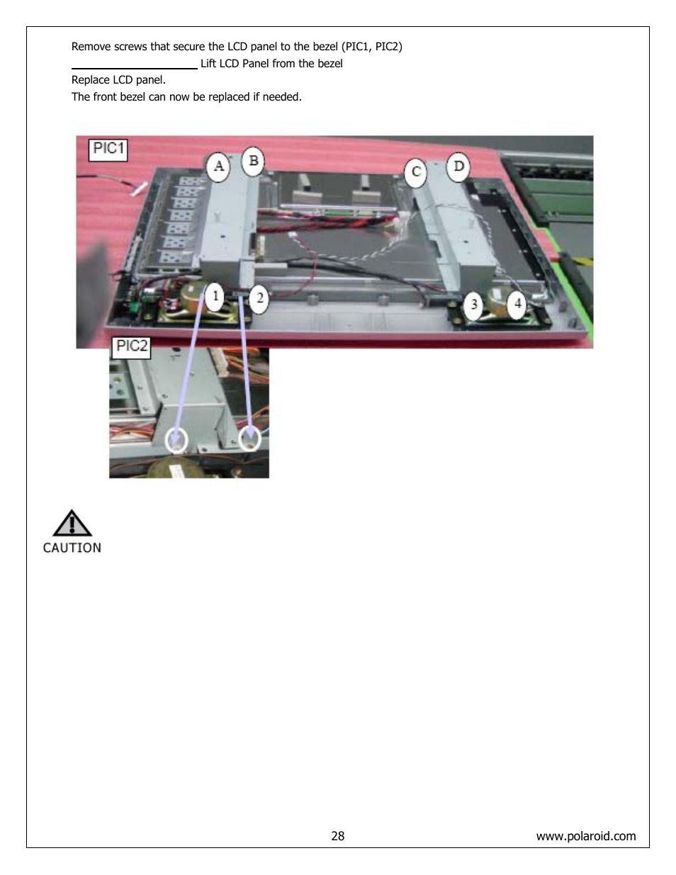 Polaroid FLM-373B User Manual | Page 28 / 52