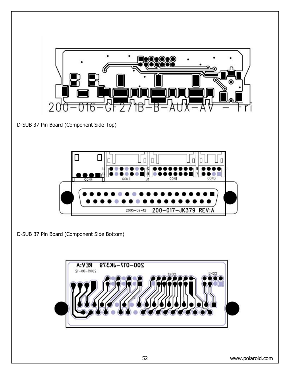 Polaroid FLM-373B User Manual | Page 52 / 52