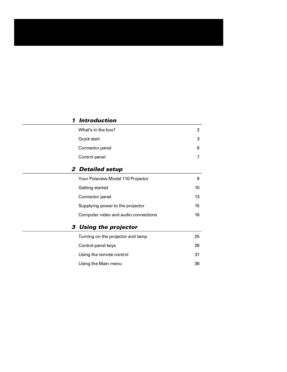 Polaroid Polaview 110 User Manual | Page 3 / 69