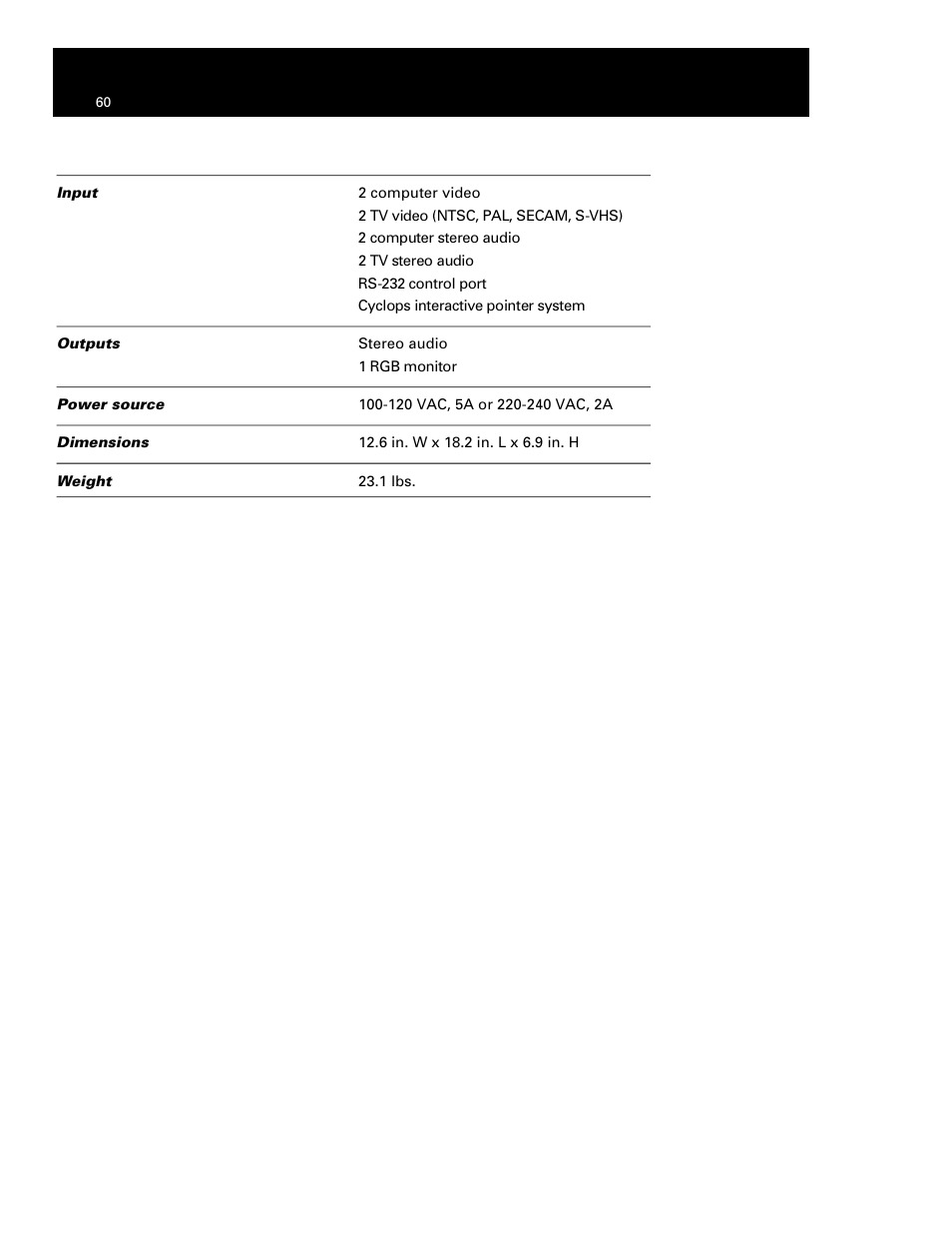 Polaroid Polaview 110 User Manual | Page 63 / 69