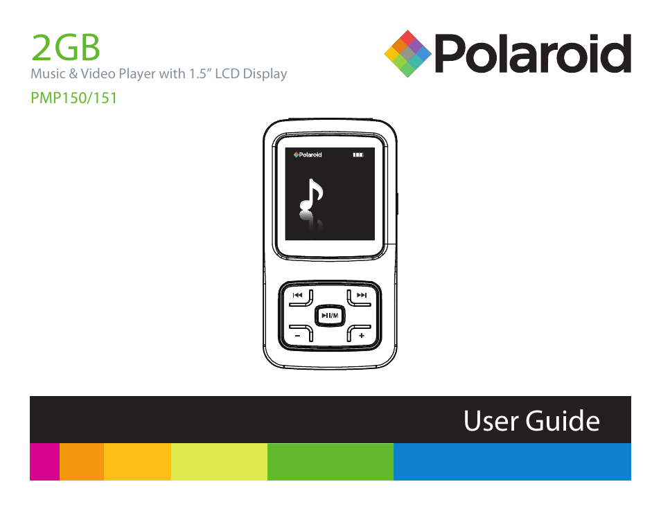 Polaroid PMP151 User Manual | 25 pages