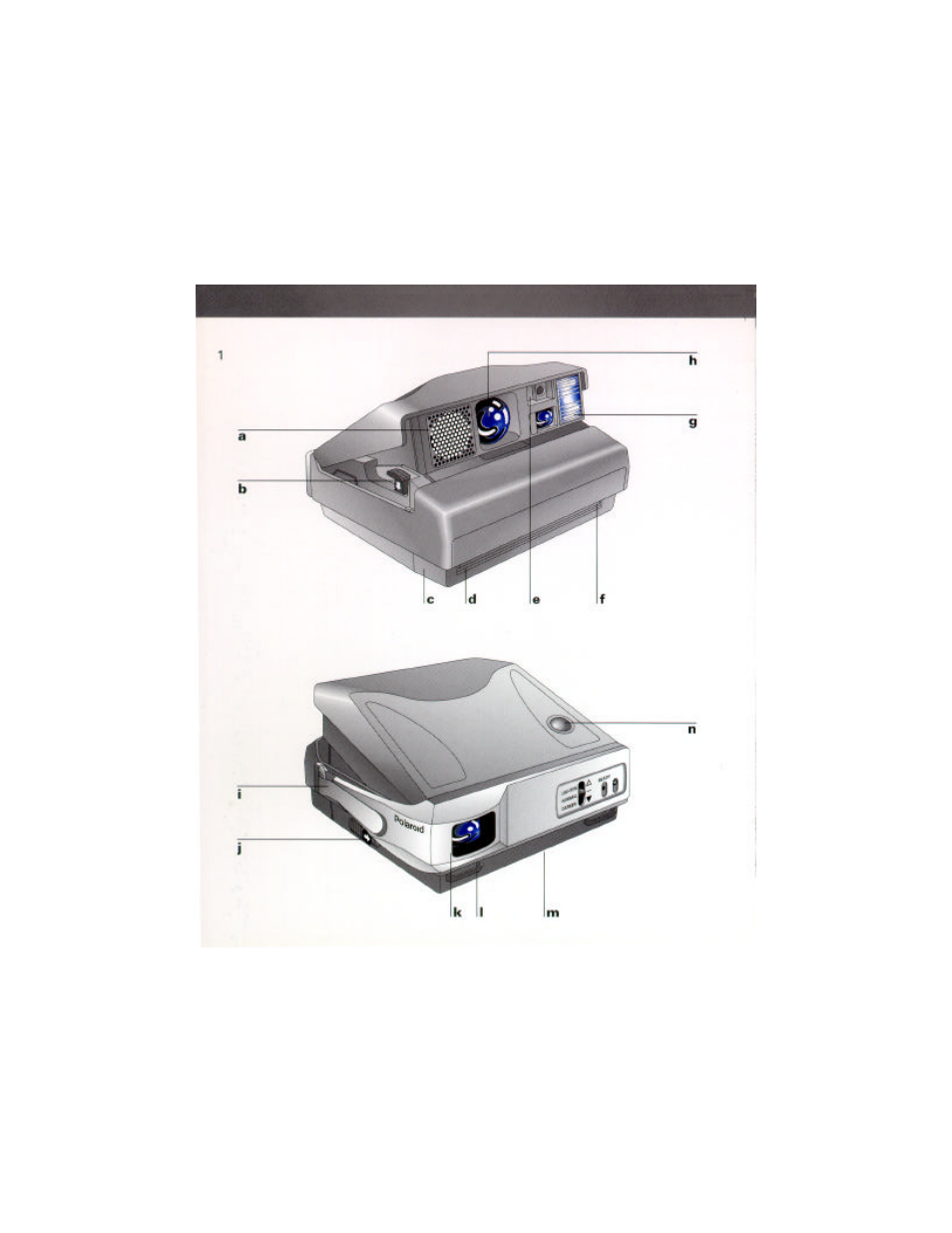 Camera parts | Polaroid Spectra 2 User Manual | Page 5 / 28