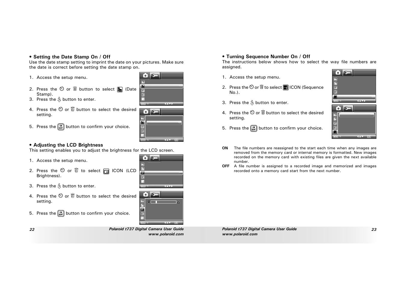 Polaroid T737 User Manual | Page 12 / 58