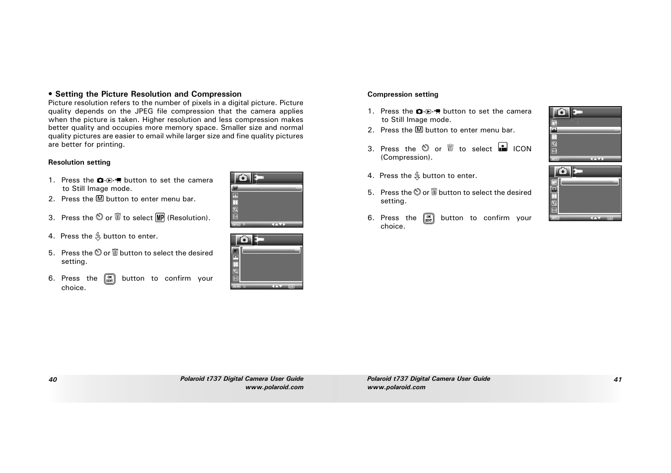 Polaroid T737 User Manual | Page 21 / 58
